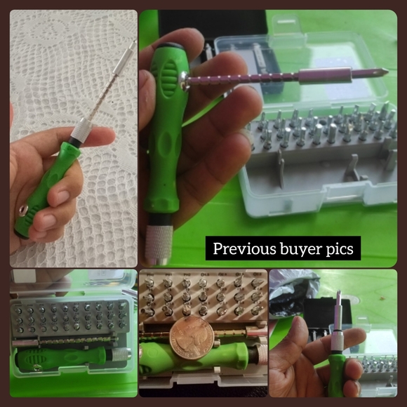 Handyman helper 32 pc. Magnetic screwdriver set, Multi-purpose travel size new - Picture 13 of 14